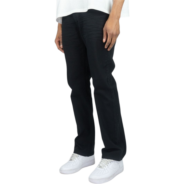 Basic 5 PKT Twill Straight Jean Black