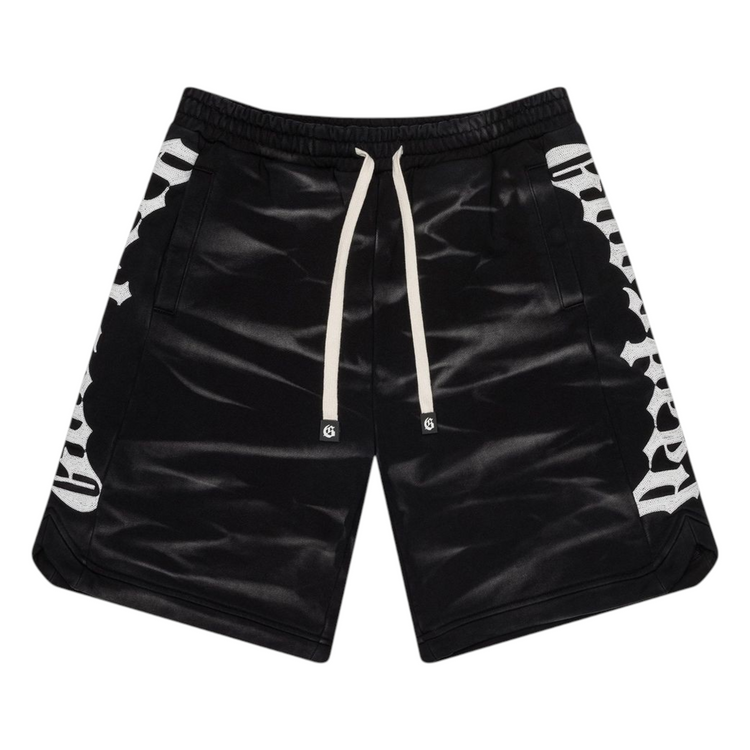 Courtside Tie-Dye Shorts Black