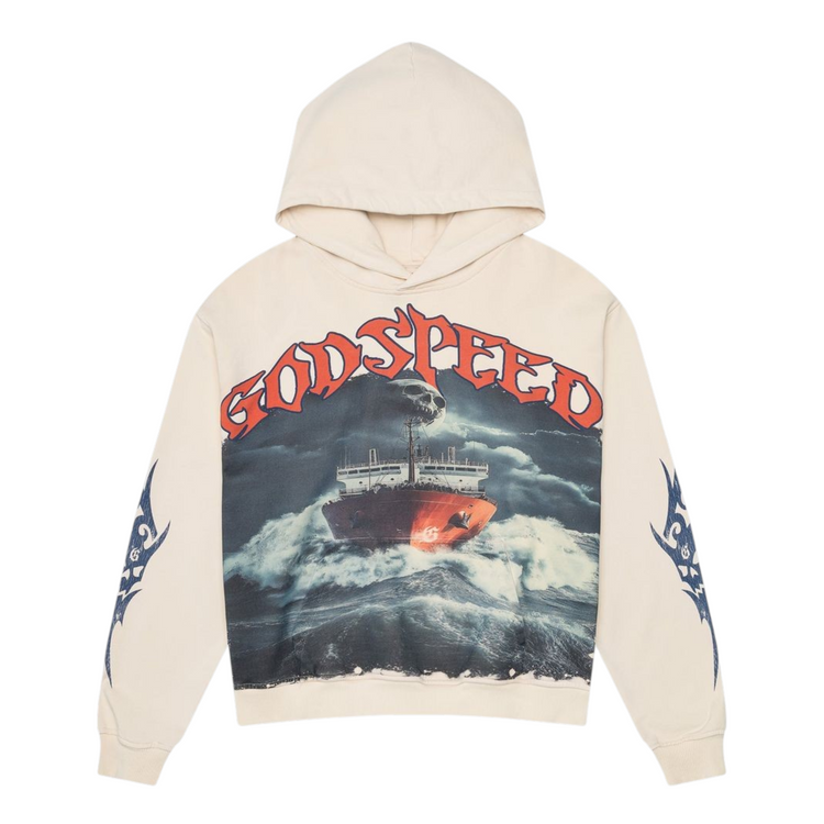 Seasick Hoodie Bone