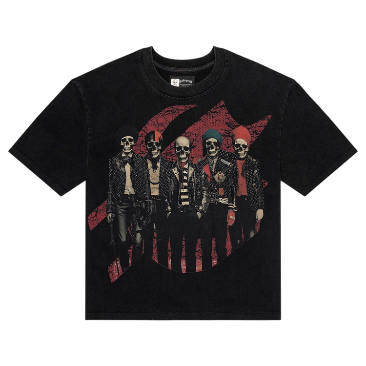 Guitar Heros Studded T-Shirt Black