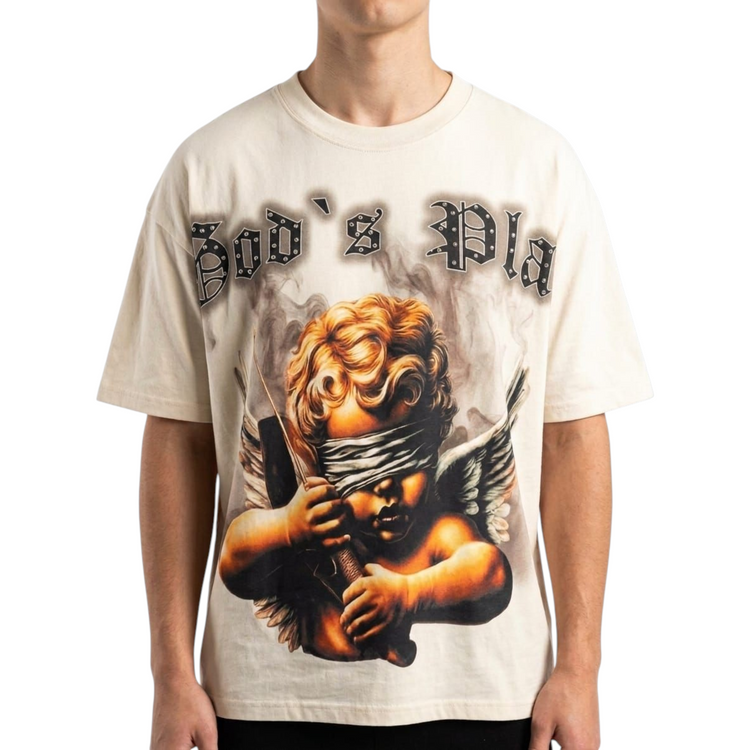 Gods Plan Tee Ivory