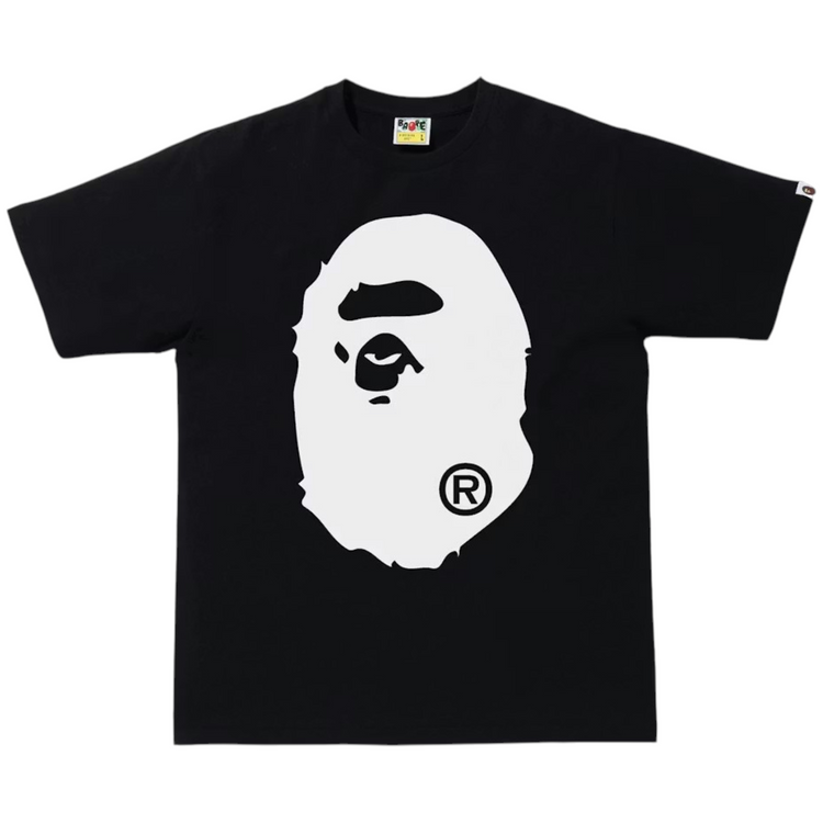 Bicolor Big Ape Head Tee Black