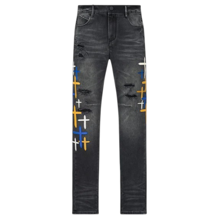 Bryant Distressed Charcoal Drift