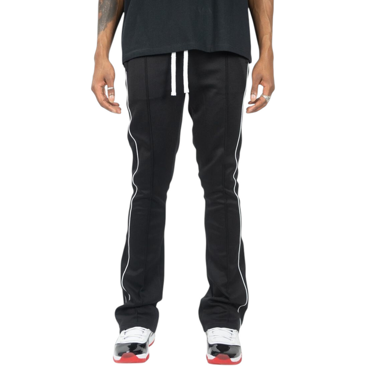 Stacked Trackpants Black
