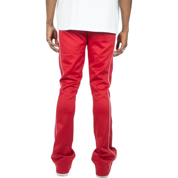 Stacked Trackpants Red