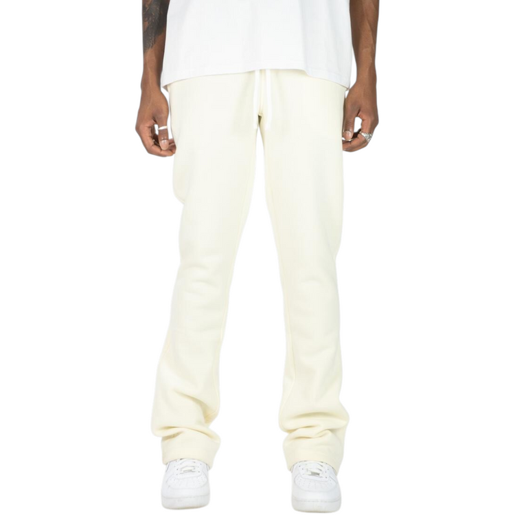 Stacked Fleece Jogger Cream