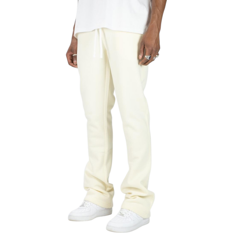 Stacked Fleece Jogger Cream