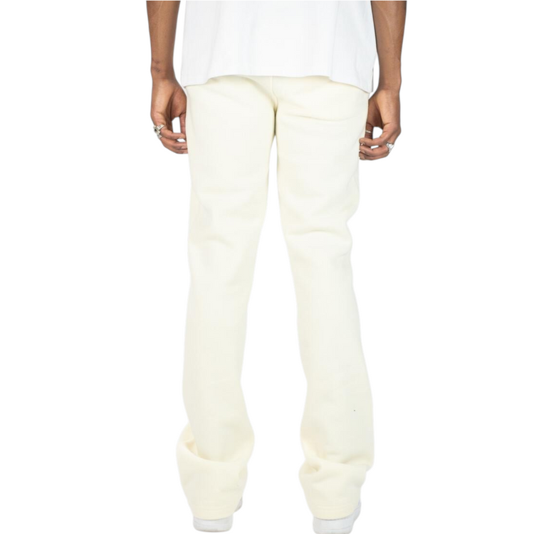 Stacked Fleece Jogger Cream