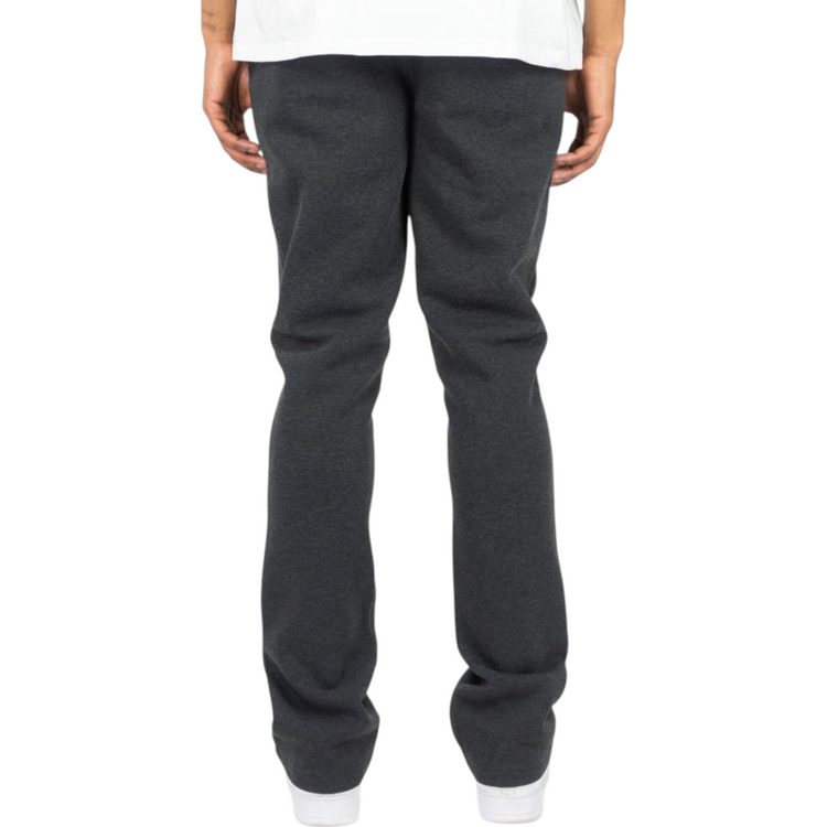 Stacked Fleece Jogger Charcoal