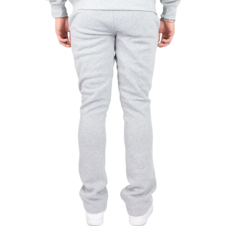 Stacked Fleece Jogger Grey