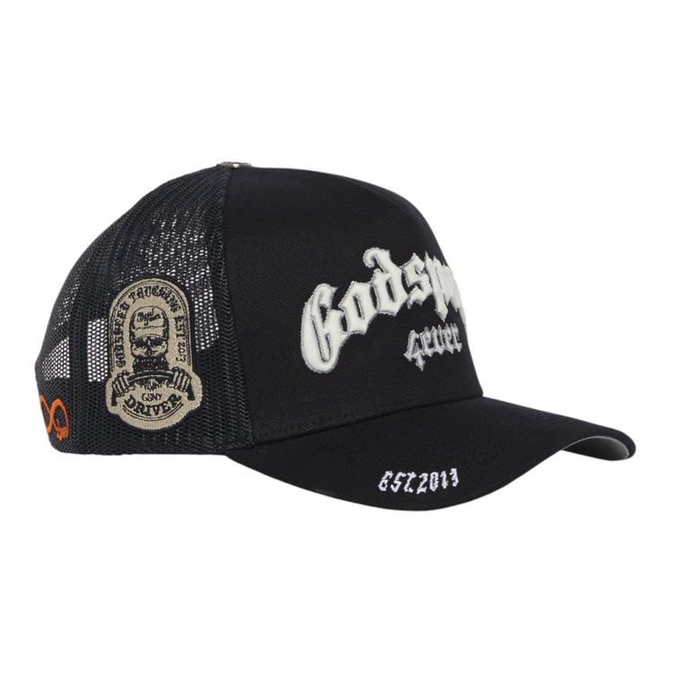 Godspeed Forever Trucker Hat Black/Black