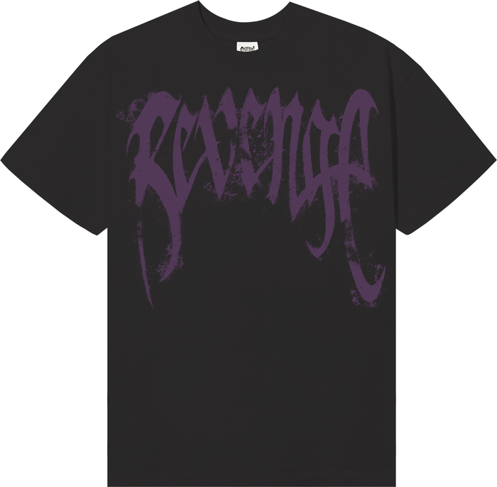 ST. Michael Tee Black/Purple
