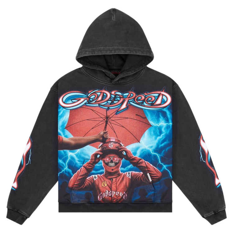Supreme Reign Hoodie Black Wash