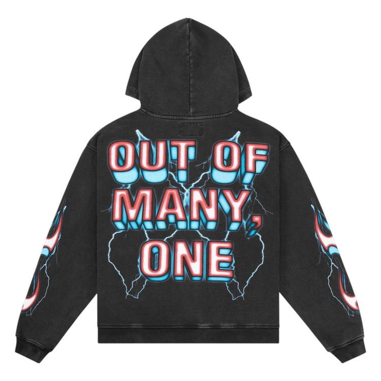 Supreme Reign Hoodie Black Wash
