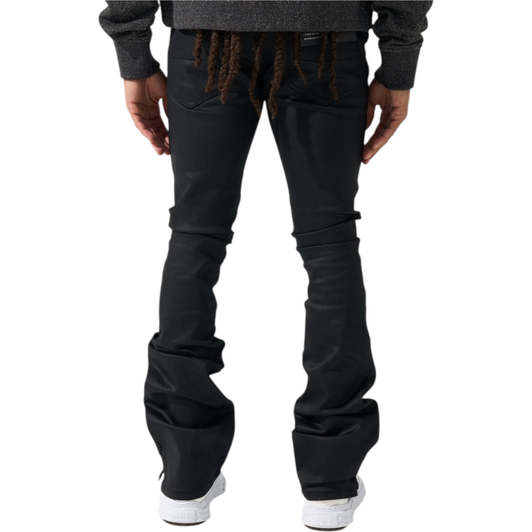 Caviar Wax Stacked Jeans
