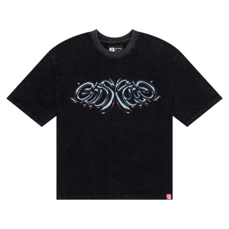 Mercury Logo T-Shirt Black Wash