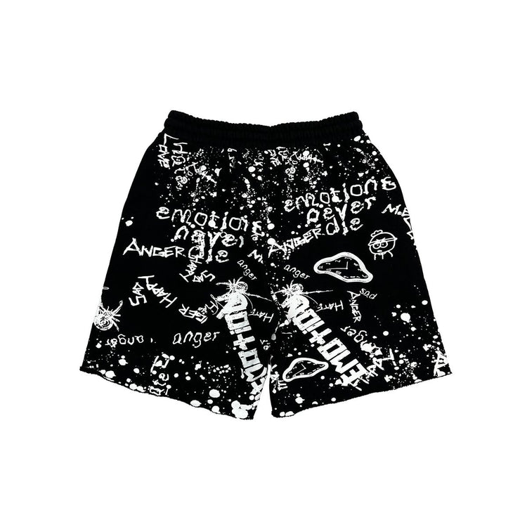 Graffiti Shorts Black