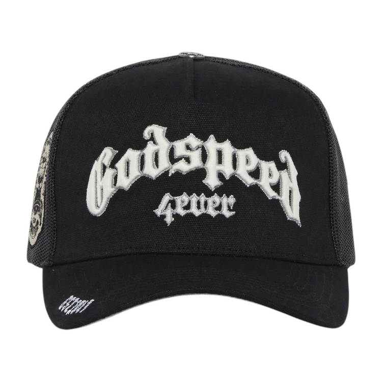 Godspeed Forever Trucker Hat Black/Black