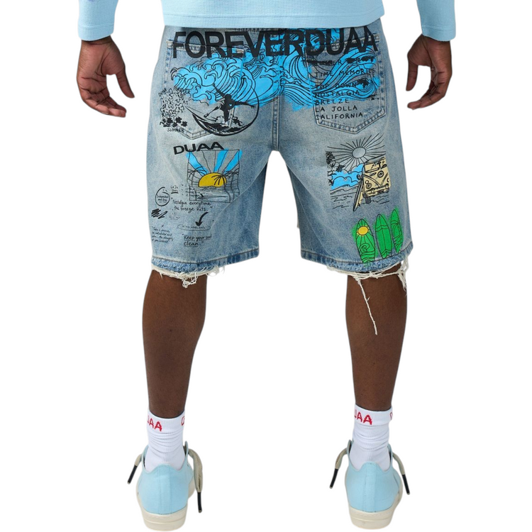 Surf Short Blue