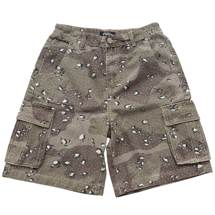Camo Rhinestone Shorts