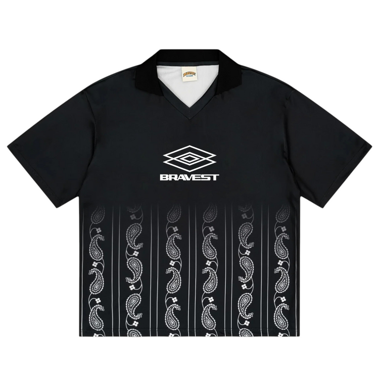 Paisley Jersey Black