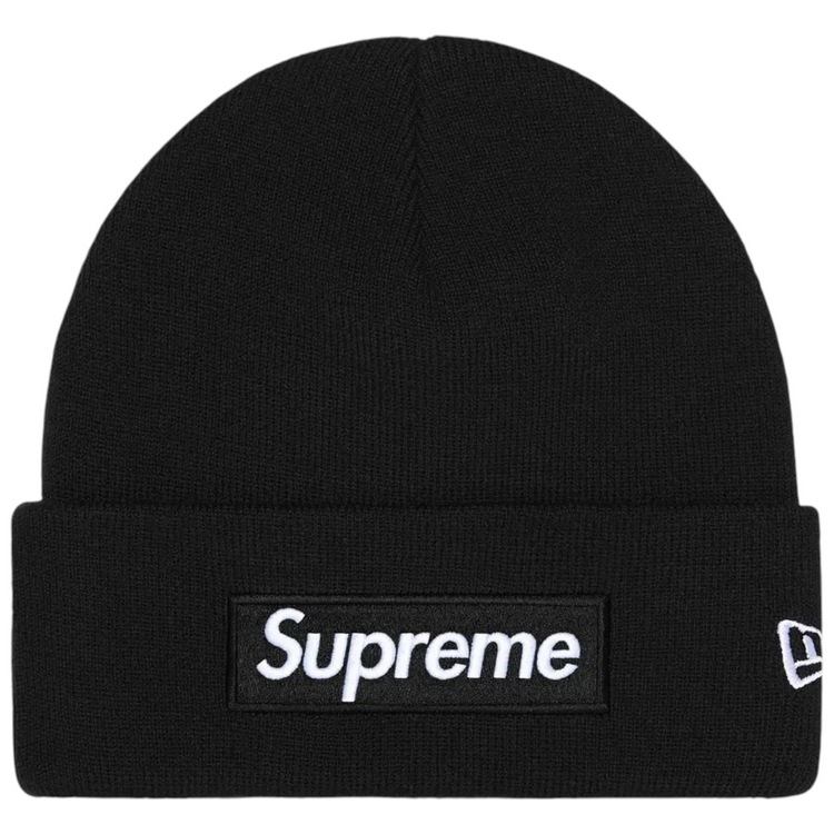 Supreme New Era Box Logo Beanie Black