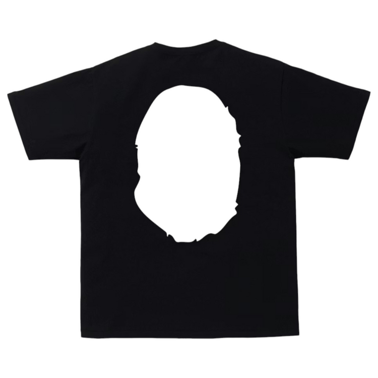 Bicolor Big Ape Head Tee Black