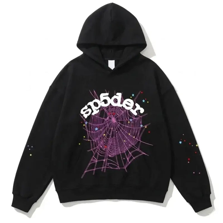 Web Hoodie Black