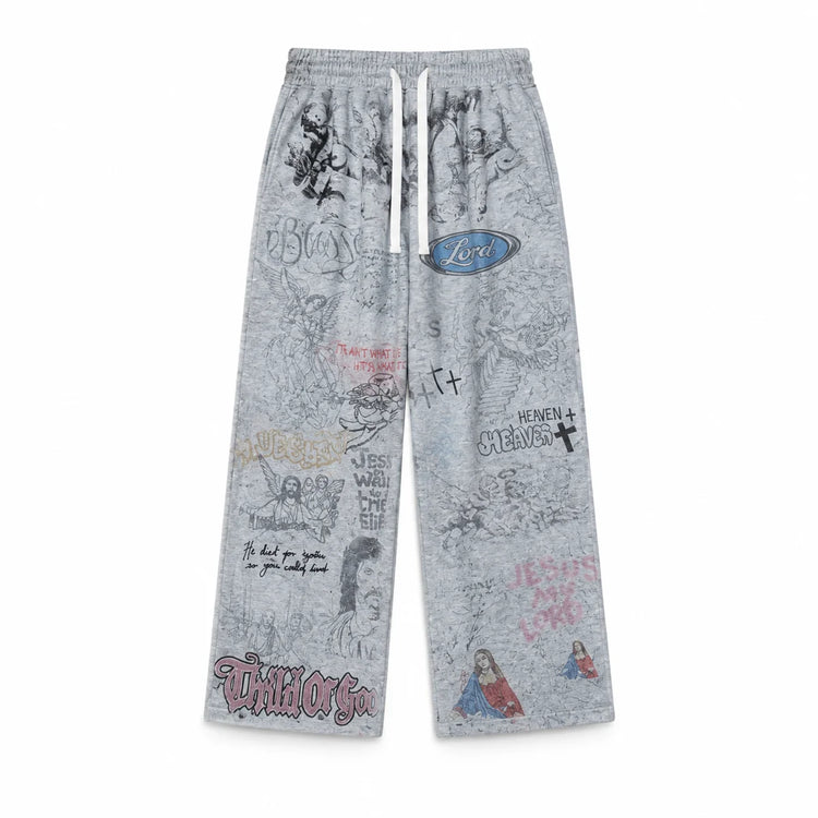 Jesus Sweatpants Grey