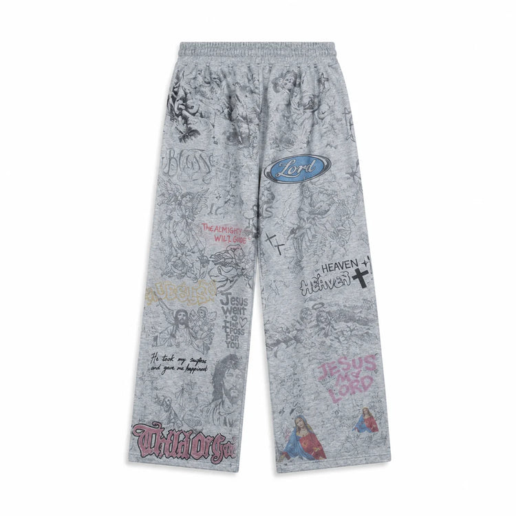 Jesus Sweatpants Grey