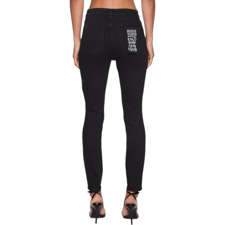 Spray On Jet Black Jeans
