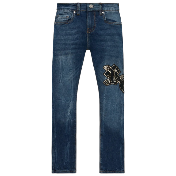 Navy Storm OG Patch Jean