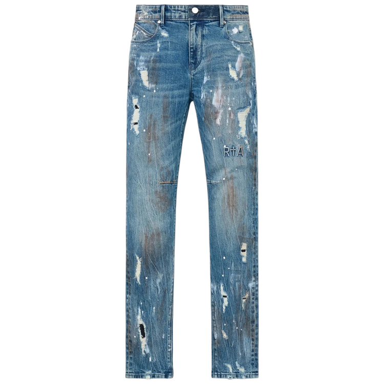 Clayton Glitch Blue Jeans