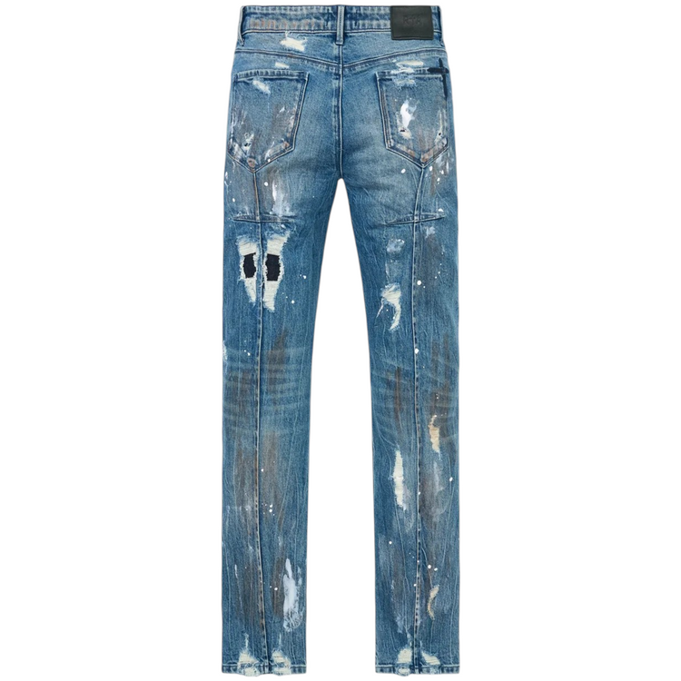 Clayton Glitch Blue Jeans