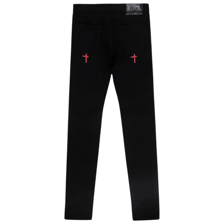 Black Red RIP Bryant Skinny Jean