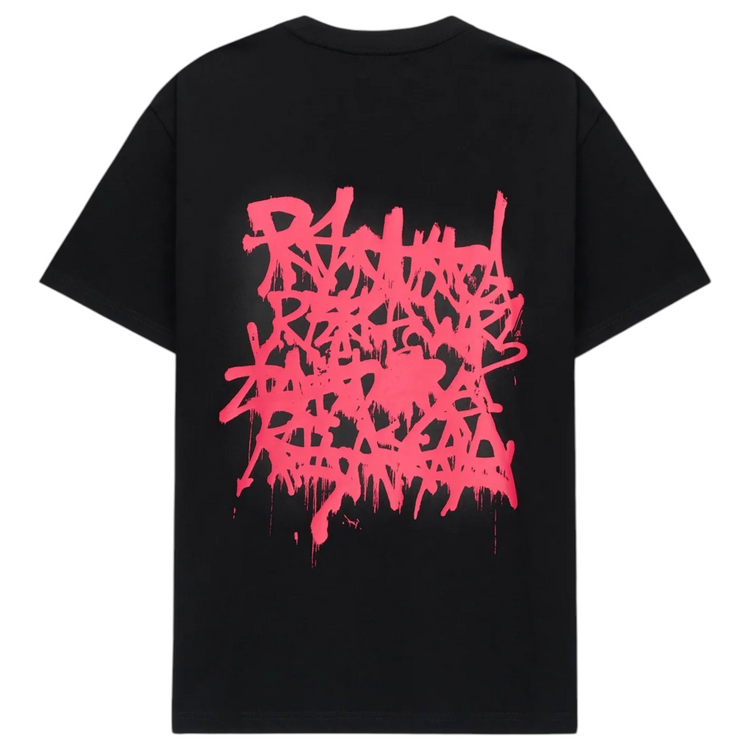 Colin Black Graffiti Pink Tee