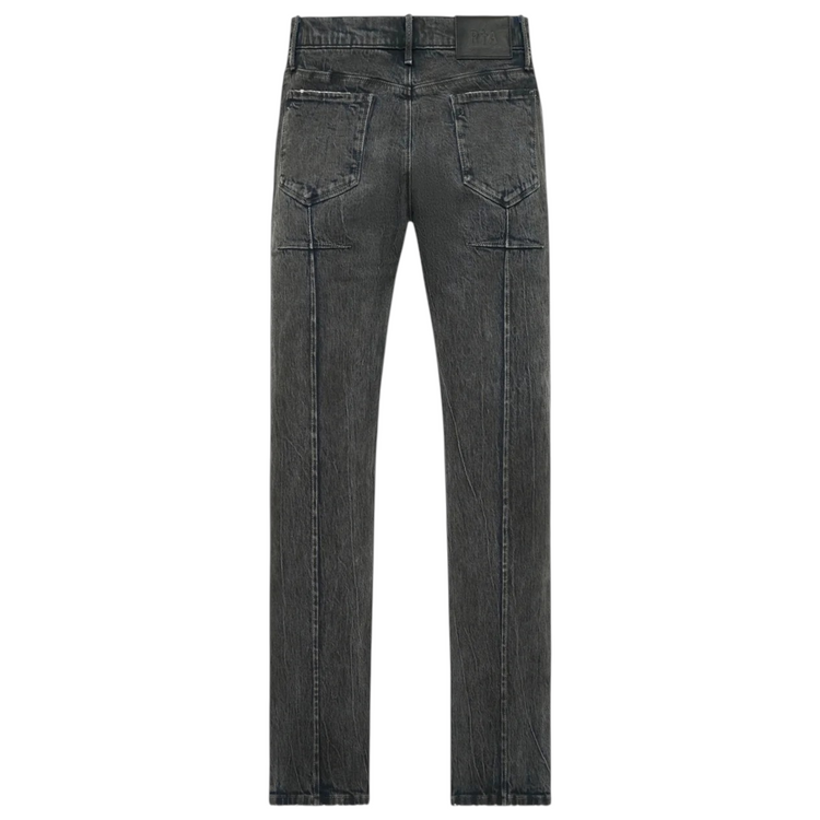 Grey Coated Blue Clayton Jean