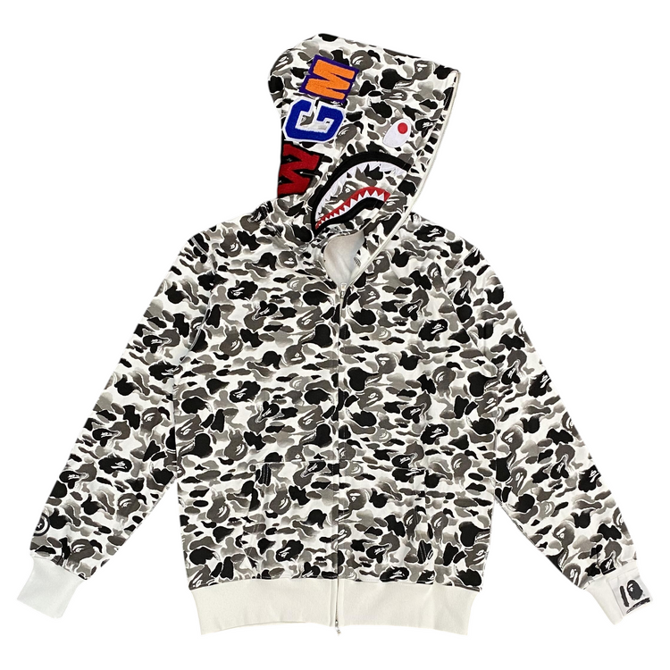 Oreo Camo Shark Full Zip Hoodie