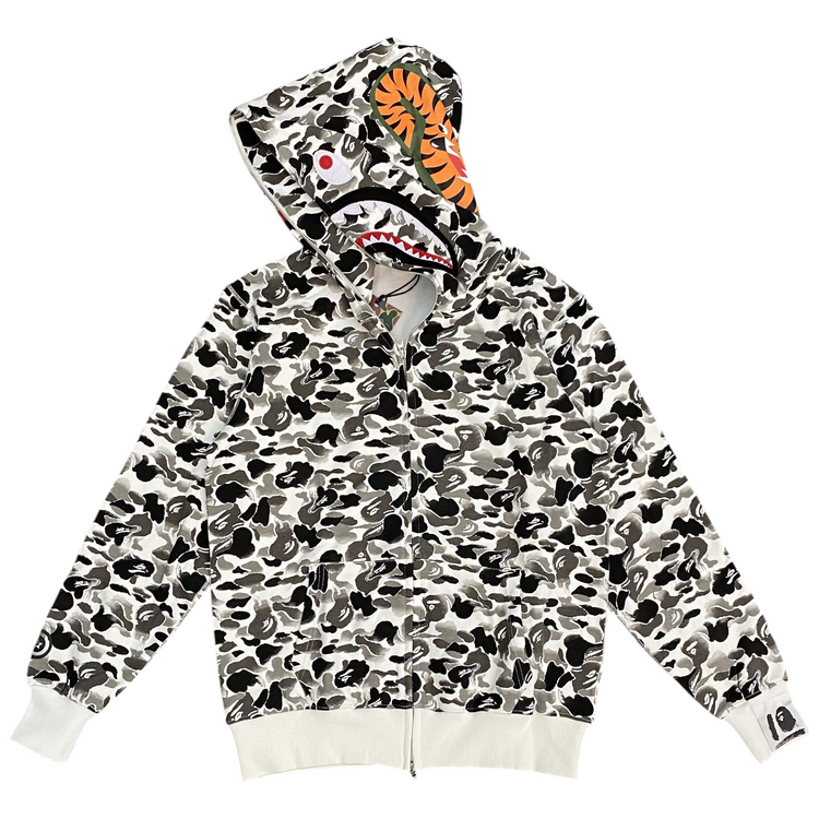 Oreo Camo Shark Full Zip Hoodie