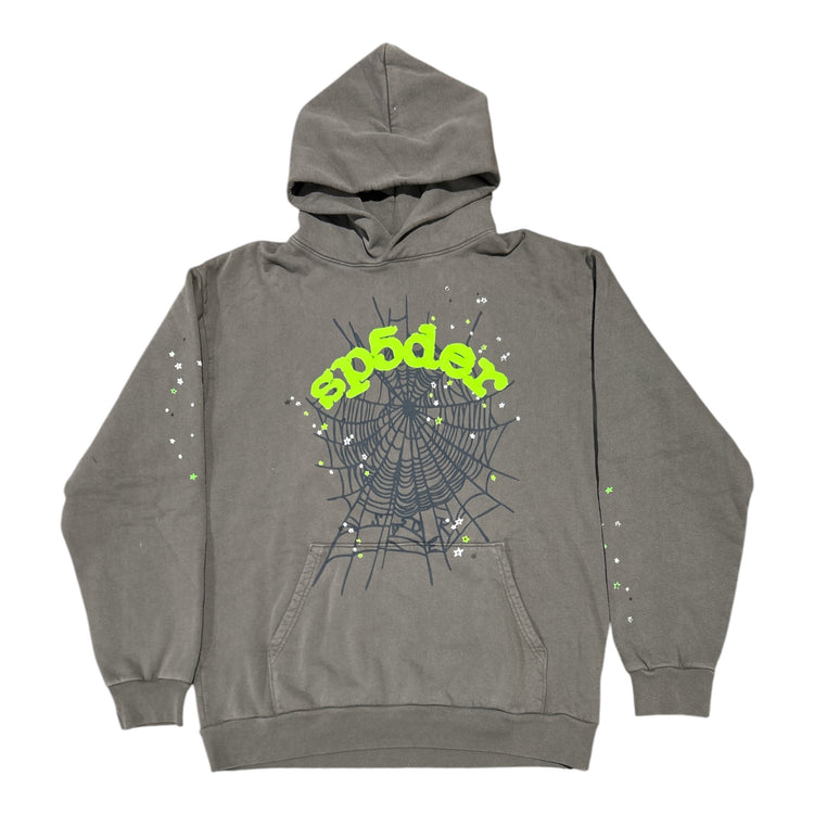 Wait Web Hoodie Slate Grey