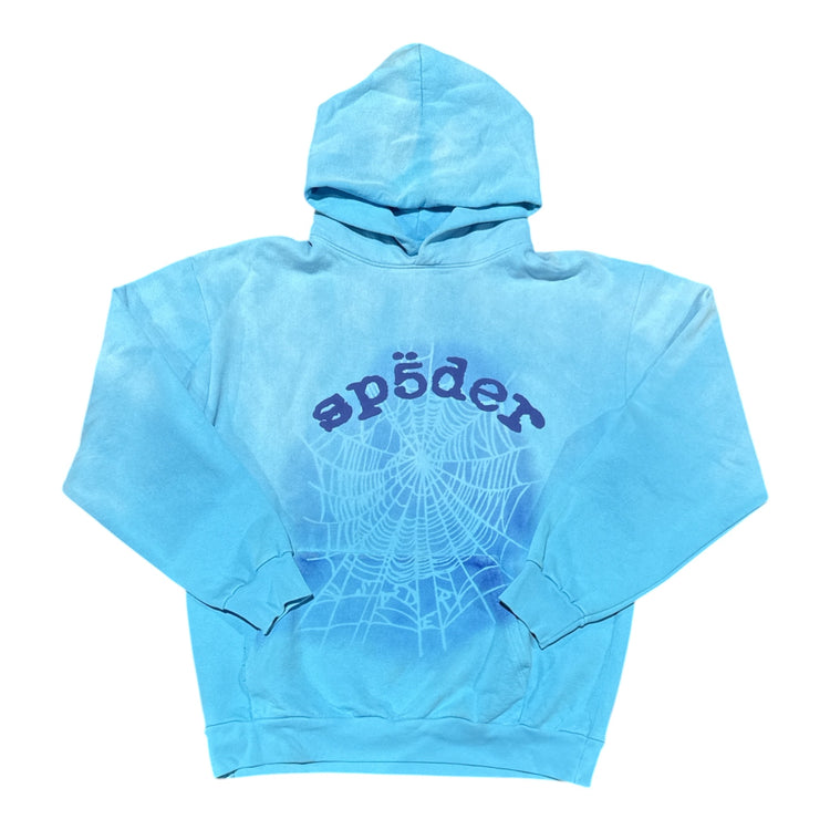 OG Web V2 Spray Hoodie Light Blue