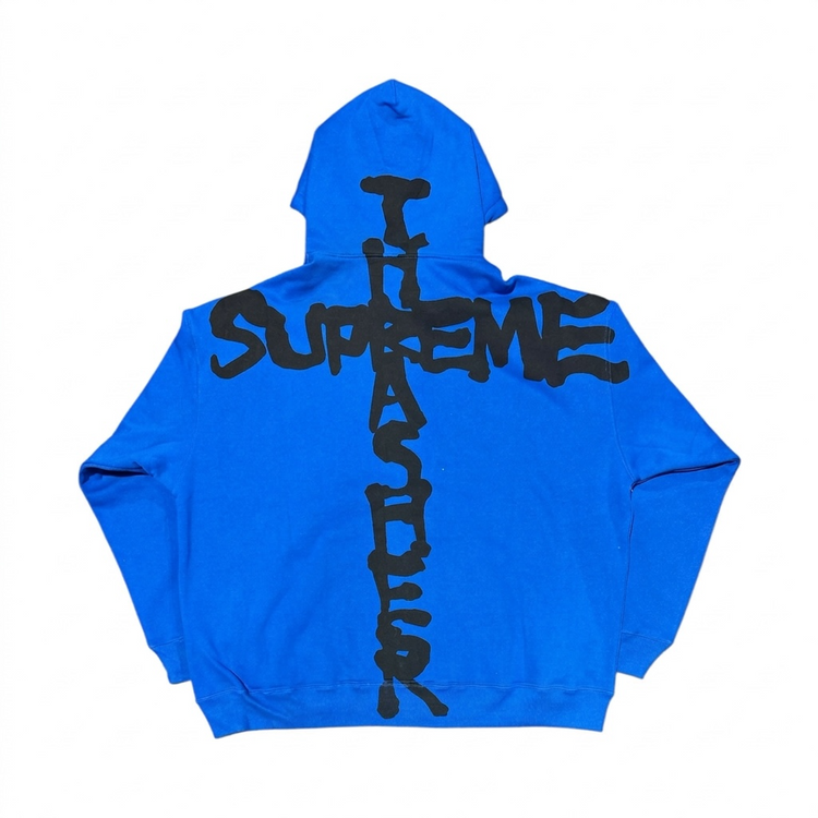 Supreme x Thrasher Zip Up Hoodie Blue