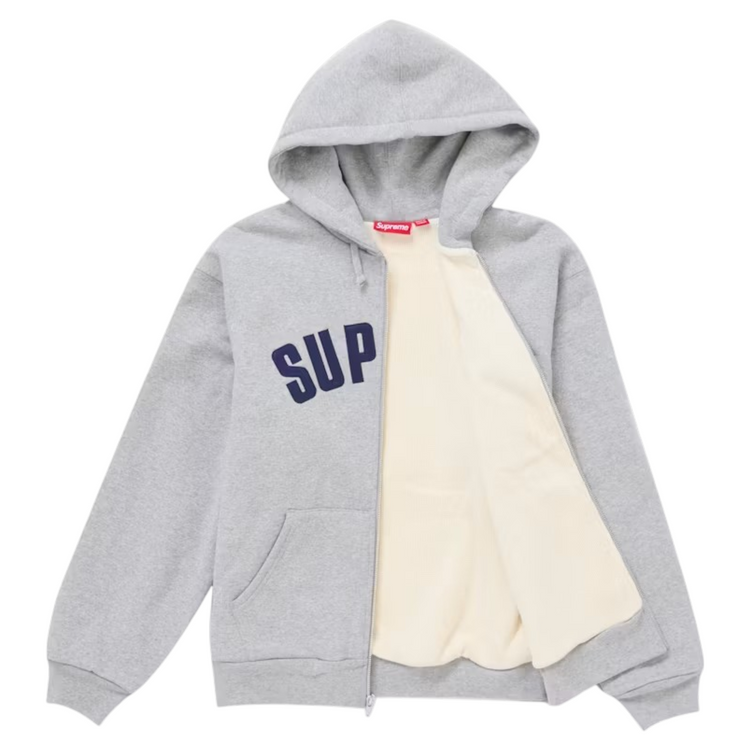 Arc Thermal Zipup Hoodie Grey/Navy