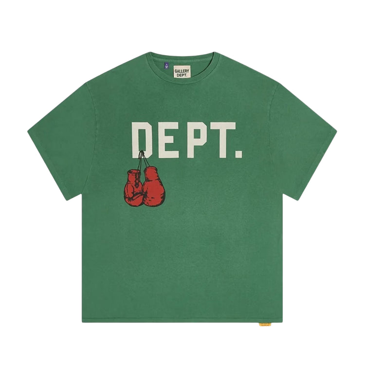 Arena Logo Print Cotton Jersey Tee Vintage Forest