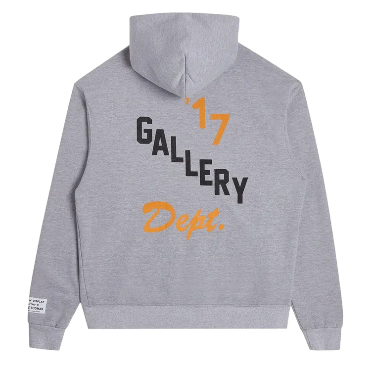 Boxing Merch Zip Hoodie Heather Grey
