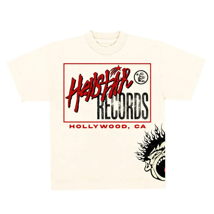 Hellstar Records Graphic Tee Front View at Urban Styles