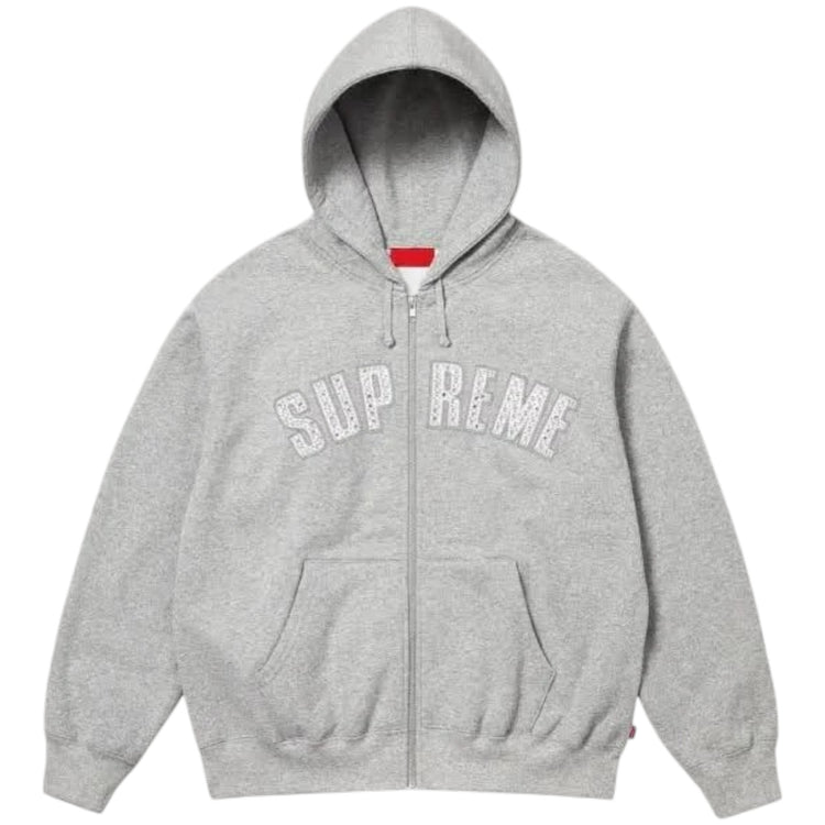 Supreme x b.b. Simon Zip Up Hoodie Grey