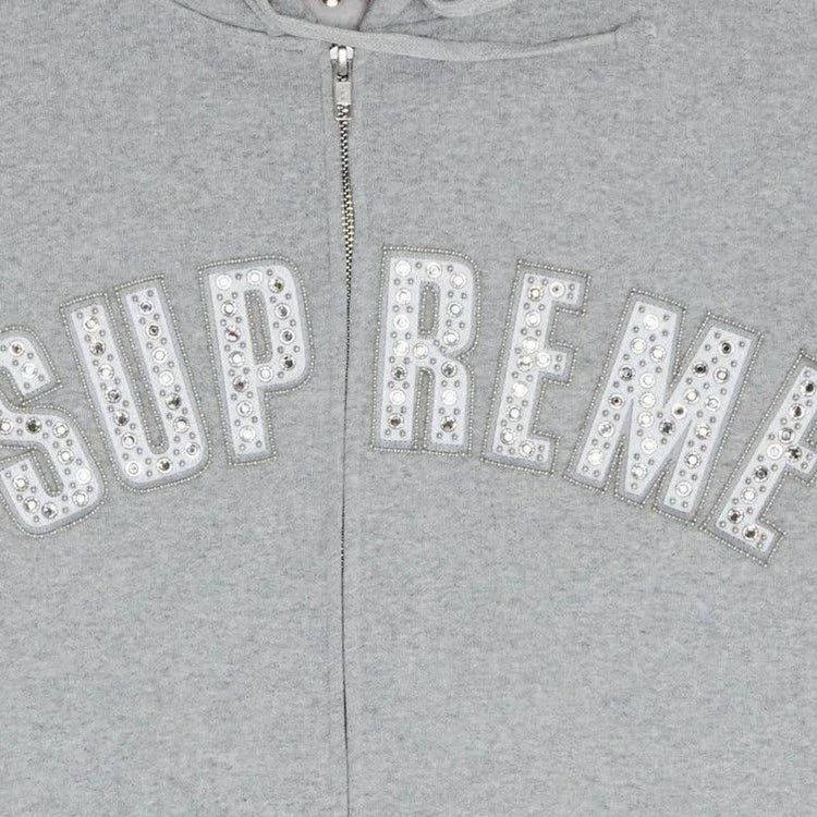 Supreme x b.b. Simon Zip Up Hoodie Grey