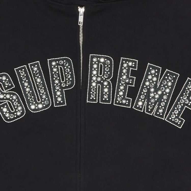 Supreme x b.b. Simon Zip Up Hoodie Black
