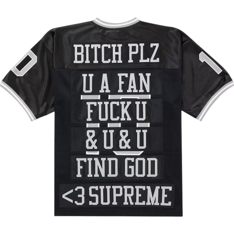 Find God Football Jersey Black